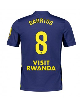 Atletico Madrid Pablo Barrios #8 Replika Borta Kläder 2025-26 Kortärmad Atletico Madrid Pablo Barrios #8 Replika Borta Kläder 2025-26 Kortärmad